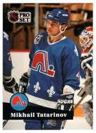 Mikhail Tatarinov - Quebec Nordiques (NHL Hockey Card) 1991-92 Pro Set # 462 Mint