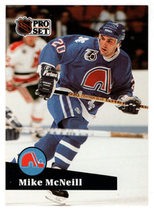 Mike McNeill - Quebec Nordiques (NHL Hockey Card) 1991-92 Pro Set # 467 Mint