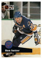 Ron Sutter - St. Louis Blues (NHL Hockey Card) 1991-92 Pro Set # 476 Mint