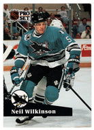 Neil Wilkinson - San Jose Sharks (NHL Hockey Card) 1991-92 Pro Set # 483 Mint