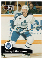 Darryl Shannon - Toronto Maple Leafs (NHL Hockey Card) 1991-92 Pro Set # 490 Mint