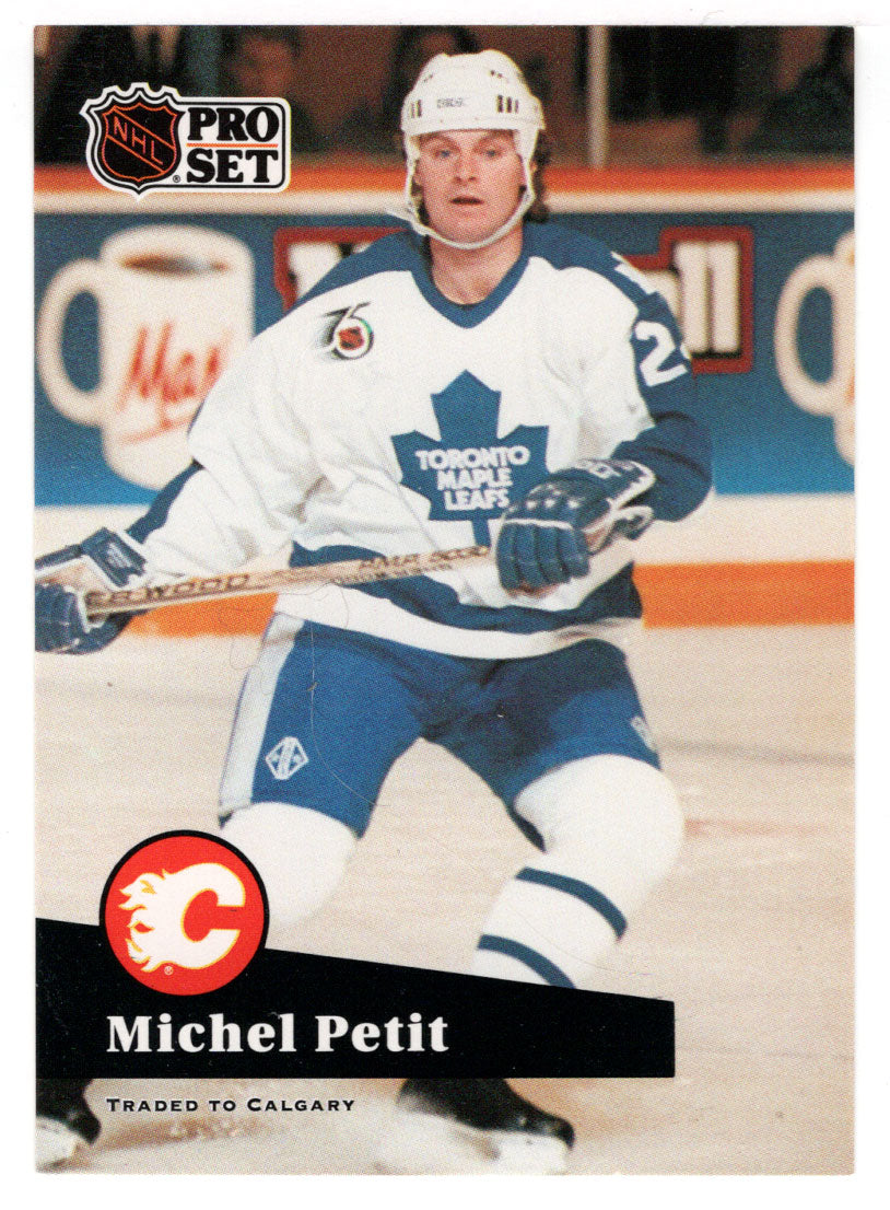 Michel Petit - Toronto Maple Leafs (NHL Hockey Card) 1991-92 Pro Set # 492 Mint