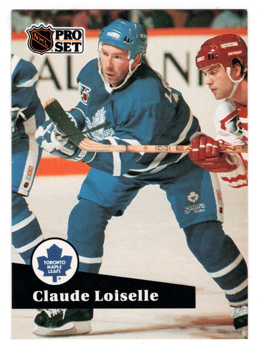 Claude Loiselle - Toronto Maple Leafs (NHL Hockey Card) 1991-92 Pro Set # 493 Mint