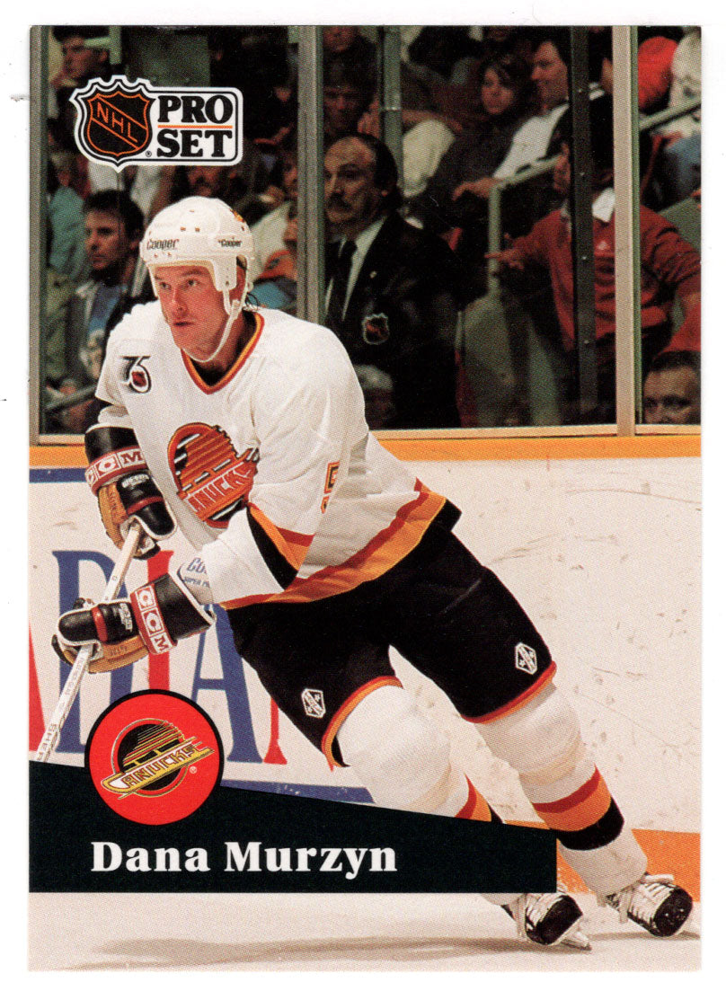 Dana Murzyn - Vancouver Canucks (NHL Hockey Card) 1991-92 Pro Set # 498 Mint