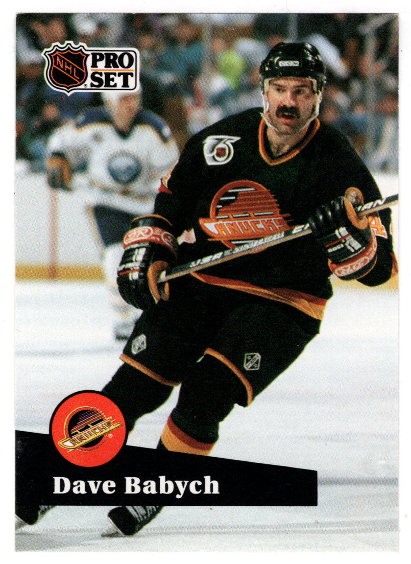 Dave Babych - Vancouver Canucks (NHL Hockey Card) 1991-92 Pro Set # 503 Mint