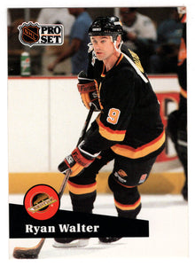 Ryan Walter - Vancouver Canucks (NHL Hockey Card) 1991-92 Pro Set # 504 Mint