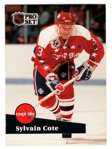 Sylvain Cote - Washington Capitals (NHL Hockey Card) 1991-92 Pro Set # 512 Mint