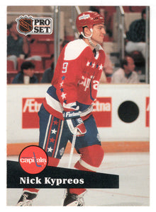 Nick Kypreos - Washington Capitals (NHL Hockey Card) 1991-92 Pro Set # 513 Mint