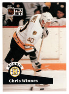 Chris Winnes - Boston Bruins (NHL Hockey Card) 1991-92 Pro Set # 522 Mint