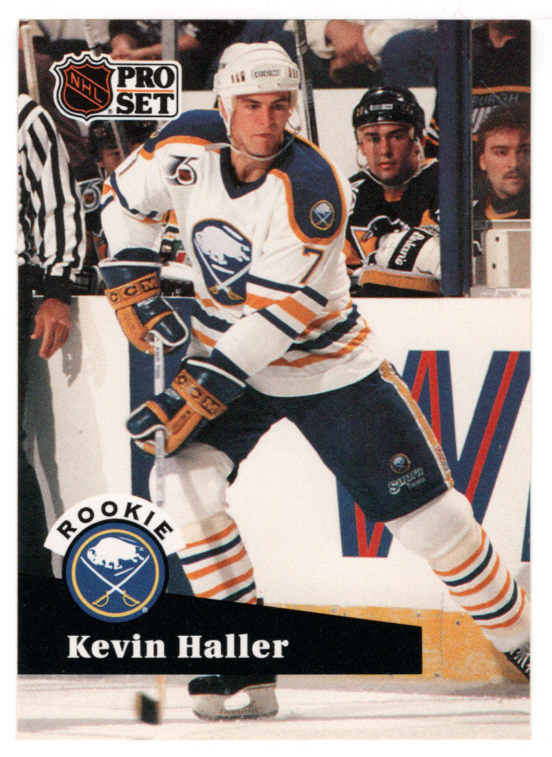 Kevin Haller RC - Buffalo Sabres (NHL Hockey Card) 1991-92 Pro Set # 525 Mint