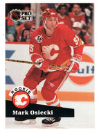 Mark Osiecki - Calgary Flames (NHL Hockey Card) 1991-92 Pro Set # 528 Mint