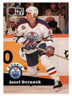 Josef Beranek RC - Edmonton Oilers (NHL Hockey Card) 1991-92 Pro Set # 534 Mint