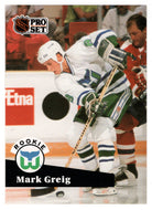 Mark Greig - Hartford Whalers (NHL Hockey Card) 1991-92 Pro Set # 537 Mint