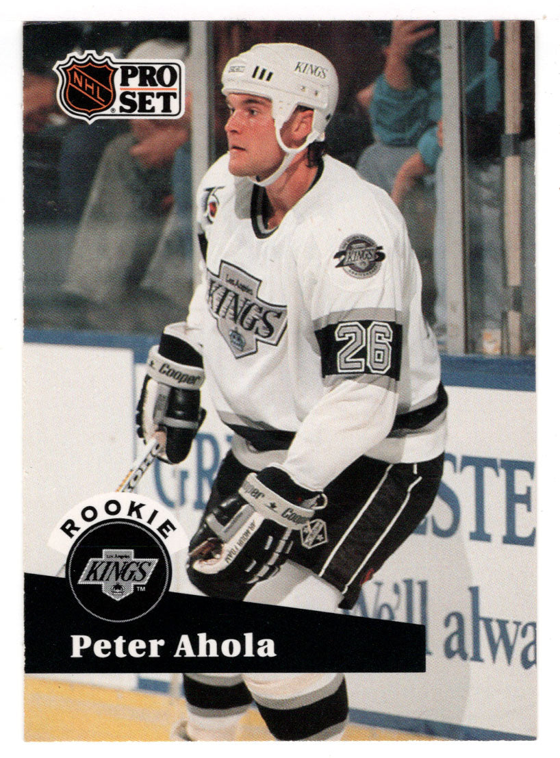 Peter Ahola RC - Los Angeles Kings (NHL Hockey Card) 1991-92 Pro Set # 540 Mint