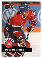 Paul DiPietro RC - Montreal Canadiens (NHL Hockey Card) 1991-92 Pro Set # 546 Mint