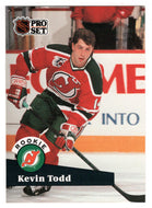 Kevin Todd RC - New Jersey Devils (NHL Hockey Card) 1991-92 Pro Set # 548 Mint