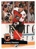 Corey Foster RC - Philadelphia Flyers (NHL Hockey Card) 1991-92 Pro Set # 551 Mint