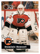 Dominic Roussel RC - Philadelphia Flyers (NHL Hockey Card) 1991-92 Pro Set # 552 Mint