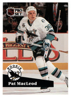 Pat MacLeod RC - San Jose Sharks (NHL Hockey Card) 1991-92 Pro Set # 559 Mint