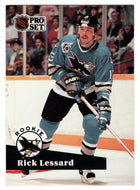 Rick Lessard RC - San Jose Sharks (NHL Hockey Card) 1991-92 Pro Set # 560 Mint