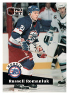 Russell Romaniuk RC - Winnipeg Jets (NHL Hockey Card) 1991-92 Pro Set # 565 Mint