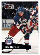 Stu Barnes - Winnipeg Jets (NHL Hockey Card) 1991-92 Pro Set # 566 Mint