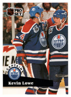 Kevin Lowe - Edmonton Oilers - Team Captains (NHL Hockey Card) 1991-92 Pro Set # 572 Mint