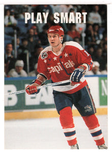 Alan May - Washington Capitals - Play Smart (NHL Hockey Card) 1991-92 Pro Set # 614 Mint