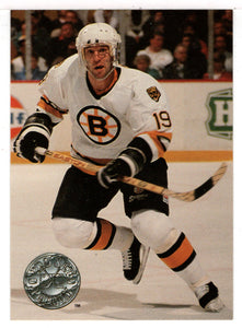 Dave Poulin - Boston Bruins (NHL Hockey Card) 1991-92 Pro Set Platinum # 5 Mint