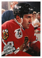 John Tonelli - Chicago Blackhawks (NHL Hockey Card) 1991-92 Pro Set Platinum # 22 Mint