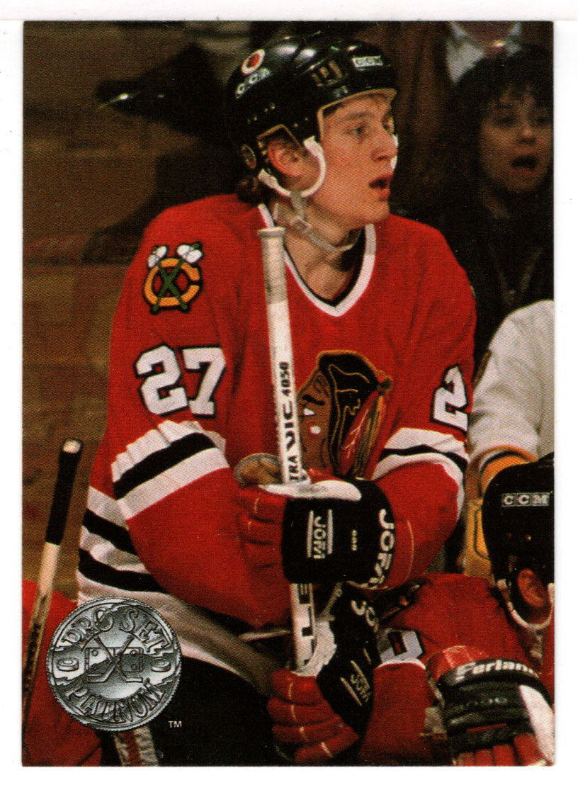 Jeremy Roenick - Chicago Blackhawks (NHL Hockey Card) 1991-92 Pro Set Platinum # 24 Mint