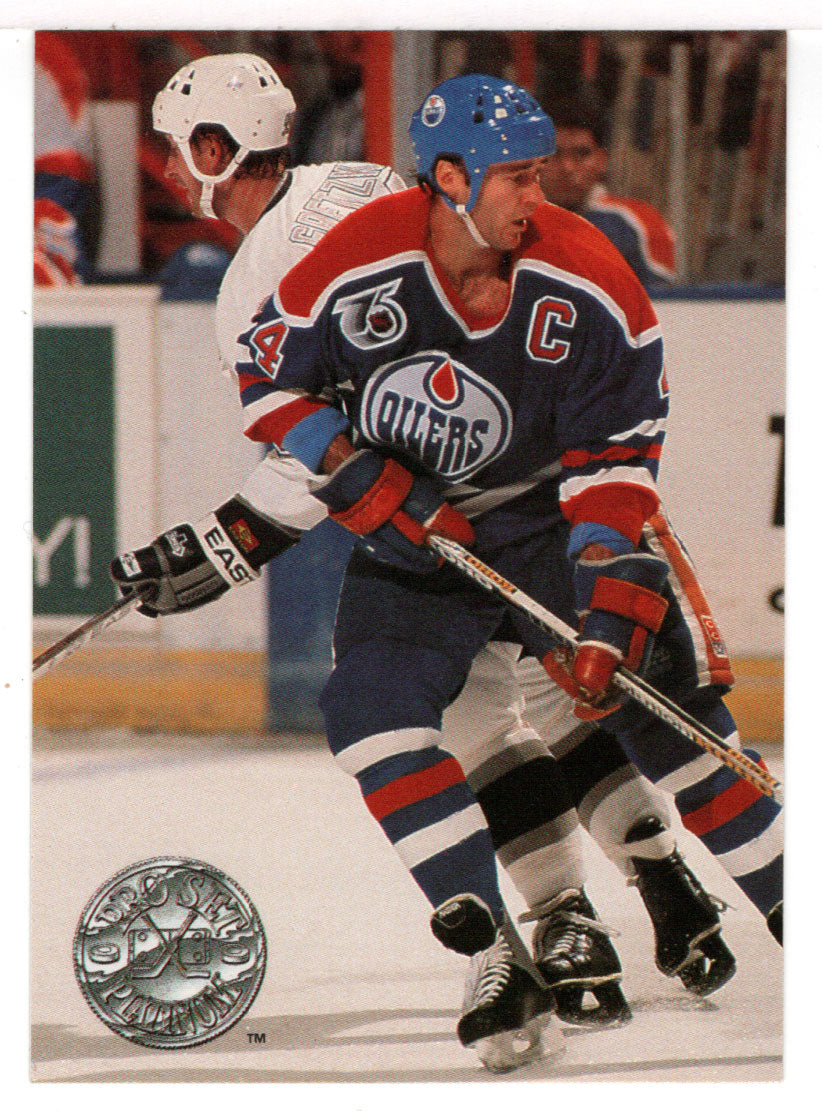 Kevin Lowe - Edmonton Oilers (NHL Hockey Card) 1991-92 Pro Set Platinum # 38 Mint