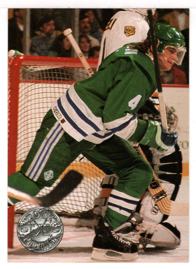 Rob Brown - Hartford Whalers (NHL Hockey Card) 1991-92 Pro Set Platinum # 42 Mint