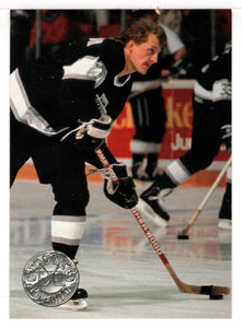 Tomas Sandstrom - Los Angeles Kings (NHL Hockey Card) 1991-92 Pro Set Platinum # 53 Mint