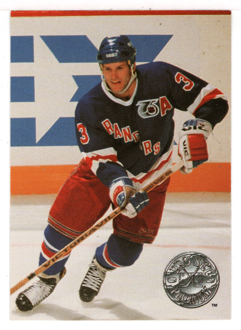 James Patrick - New York Rangers (NHL Hockey Card) 1991-92 Pro Set Platinum # 82 Mint