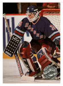 Mike Richter - New York Rangers (NHL Hockey Card) 1991-92 Pro Set Platinum # 83 Mint