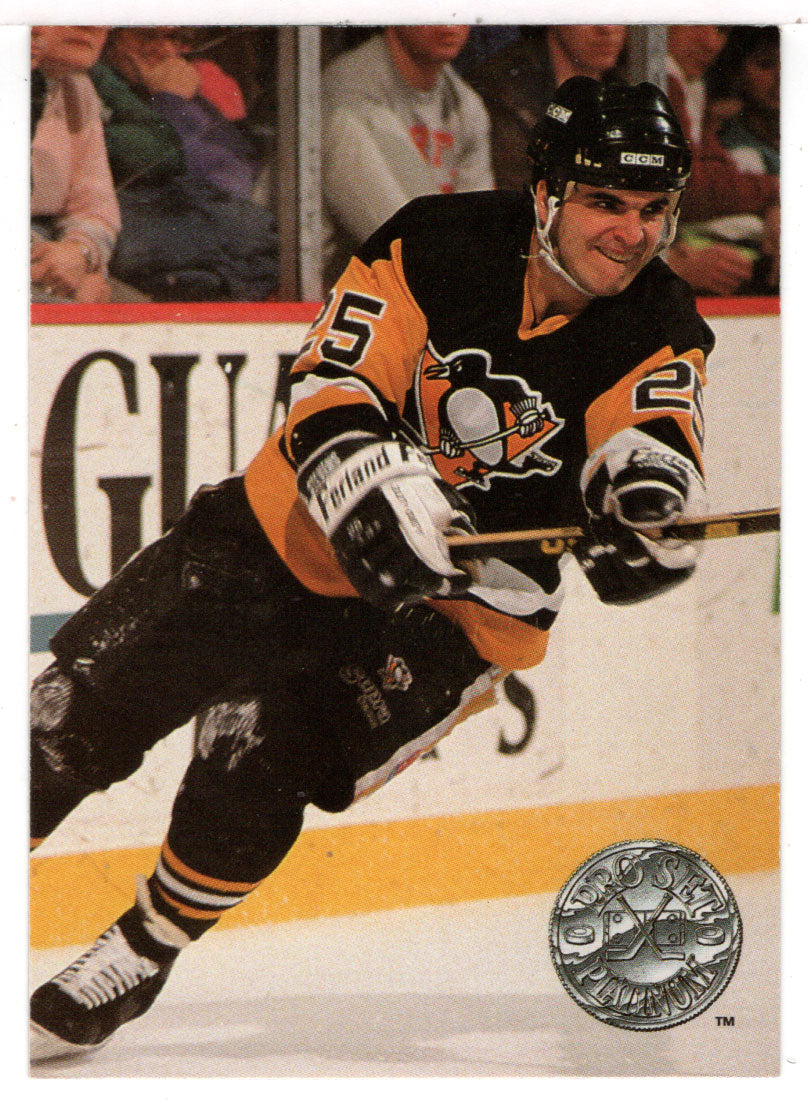 Kevin Stevens - Pittsburgh Penguins (NHL Hockey Card) 1991-92 Pro Set Platinum # 93 Mint