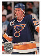 Dave Christian - St. Louis Blues (NHL Hockey Card) 1991-92 Pro Set Platinum # 110 Mint