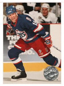 Pat Elynuik - Winnipeg Jets (NHL Hockey Card) 1991-92 Pro Set Platinum # 136 Mint