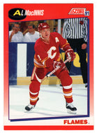 Al MacInnis - Calgary Flames (NHL Hockey Card) 1991-92 Score Canadian Bilingual # 2 Mint