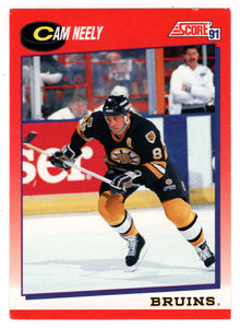 Cam Neely - Boston Bruins (NHL Hockey Card) 1991-92 Score Canadian Bilingual # 6 Mint