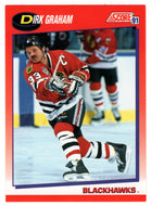 Dirk Graham - Chicago Blackhawks (NHL Hockey Card) 1991-92 Score Canadian Bilingual # 15 Mint
