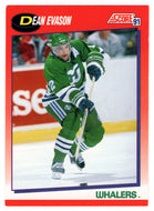 Dean Evason - Hartford Whalers (NHL Hockey Card) 1991-92 Score Canadian # 17 Mint