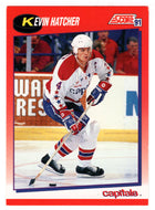 Kevin Hatcher - Washington Capitals (NHL Hockey Card) 1991-92 Score Canadian Bilingual # 20 Mint