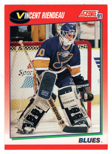 Vincent Riendeau - St. Louis Blues (NHL Hockey Card) 1991-92 Score Canadian # 23 Mint