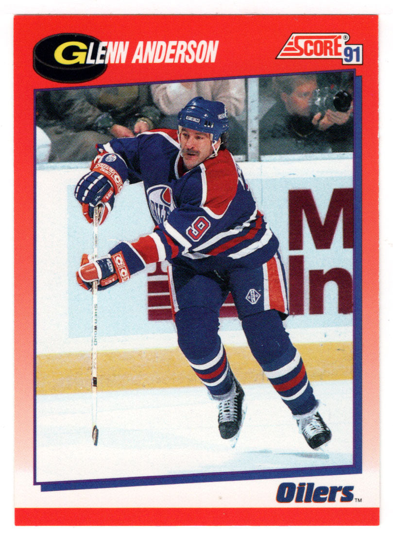 Glenn Anderson - Edmonton Oilers (NHL Hockey Card) 1991-92 Score Canadian # 47 Mint