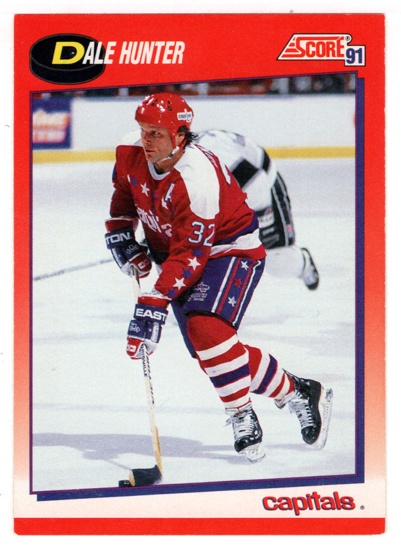 Dale Hunter - Washington Capitals (NHL Hockey Card) 1991-92 Score Canadian # 56 Mint