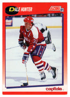 Dale Hunter - Washington Capitals (NHL Hockey Card) 1991-92 Score Canadian Bilingual # 56 Mint