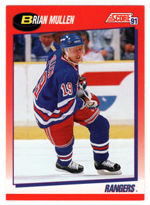 Brian Mullen - New York Rangers (NHL Hockey Card) 1991-92 Score Canadian # 59 Mint