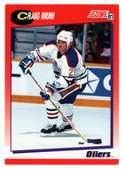 Craig Muni - Edmonton Oilers (NHL Hockey Card) 1991-92 Score Canadian Bilingual # 67 Mint